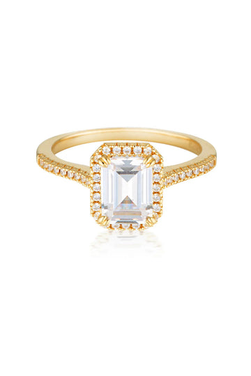 ICONIC BRIDAL VIOLET RING GOLD