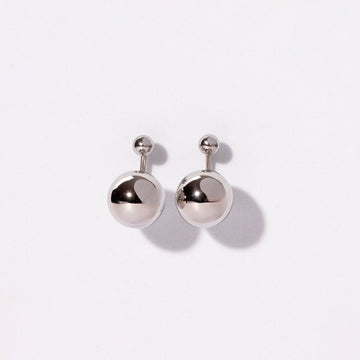 Duchess Double Studs - Silver