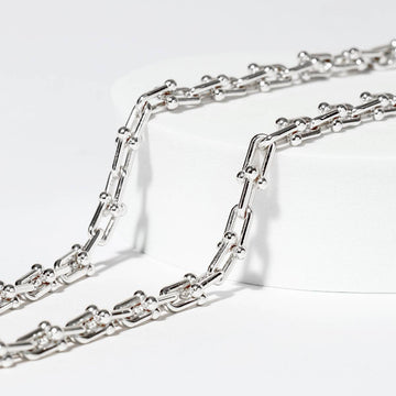 Martina Silver Link Necklace