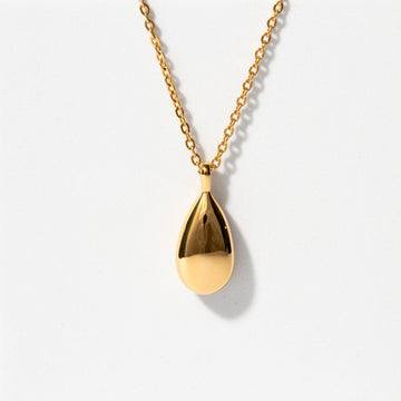 Moon Drop Pendant - Gold