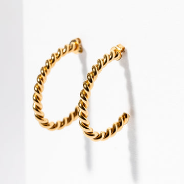 Gold Clash Earrings