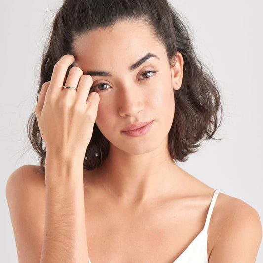 Ania Haie Silver Luxe Band Adjustable Ring