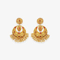 Red Stones Chandbali Earrings | Fashion jewellery Australia - Begum