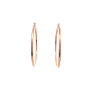 Hoop Earing in Rose Gold