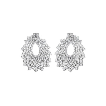 Georgini Red Carpet Sundance Earrings Silver