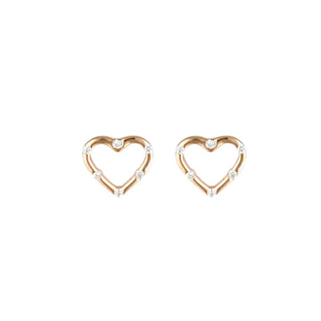 Georgini Spring Sorbet Candy Cupid Earrings Rose Gold