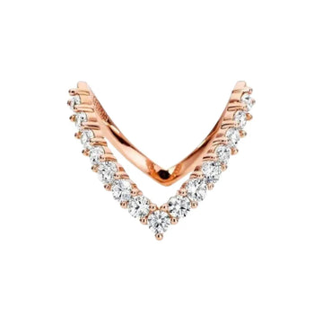 Georgini Regina Rose Gold Ring