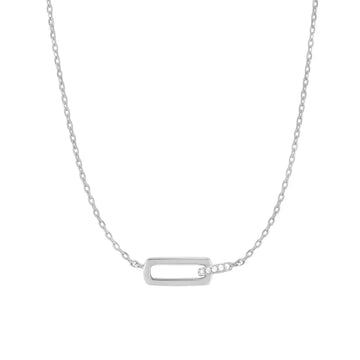 Ania Haie Silver Glam Interlock Necklace