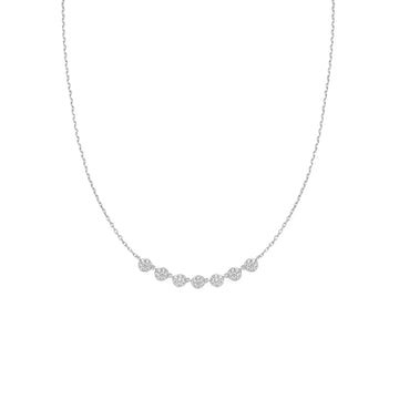 Ania Haie Silver Pavé Multi Beaded Chain Necklace