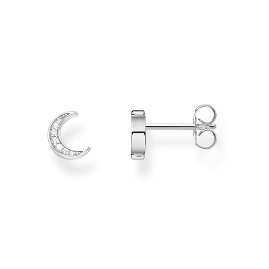 Thomas Sabo Moon Silver Ear Studs