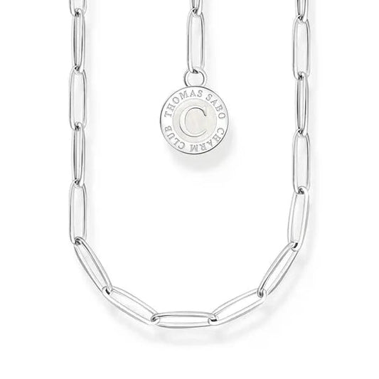 Thomas Sabo Member Charmista Necklace With Charmista Disc Silver 70cm