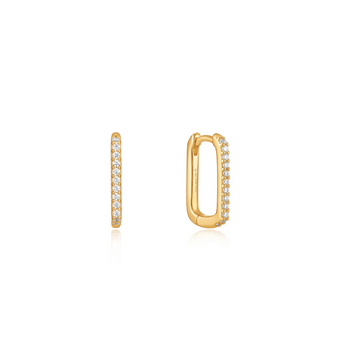 Ania Haie Silver Glam Oval Hoop Earrings