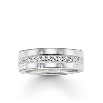 Thomas Sabo Eternity with Cubic Zirconia "Classic White" Ring