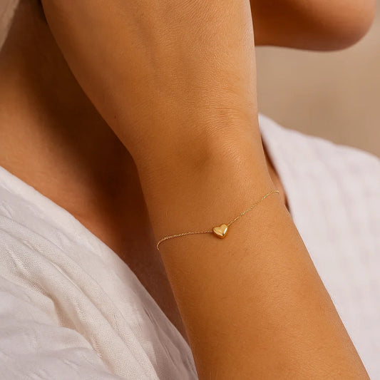 925 Sterling Silver Heart Bracelet