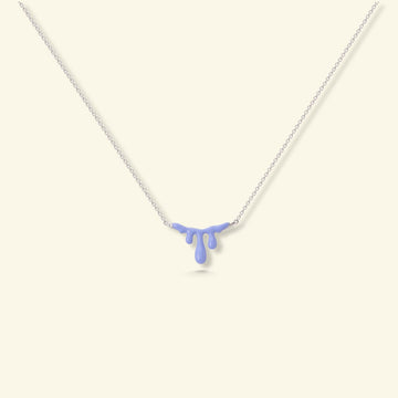 Gelato Silver Necklace - Lavender