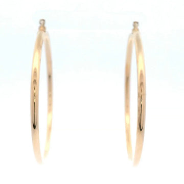 Tube Hoop Earring in Yellow Gold