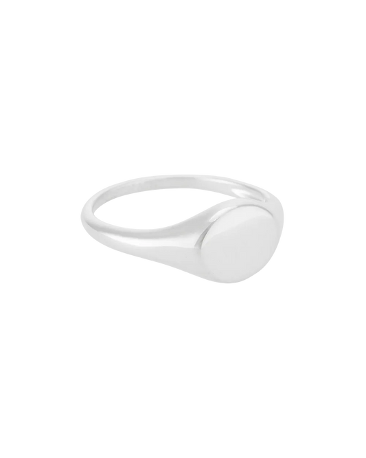 Kirstin Ash Classic Signet Ring Sterling Silver Size P