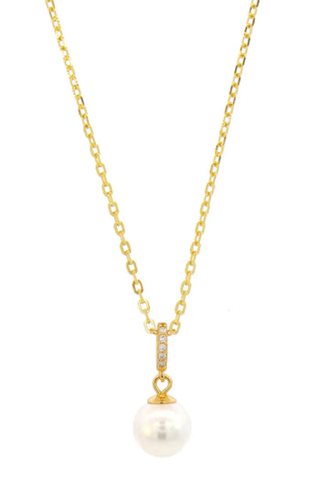 Georgini Adagio Effortless Glow Pearl Pendant Silver