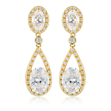 GEORGINI AURORA RADIENCE EARRINGS SILVER