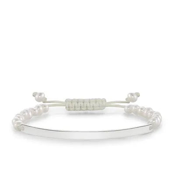 Thomas Sabo Lovebridge Freshwater Pearl Adjustable Bracelet 16-21cm