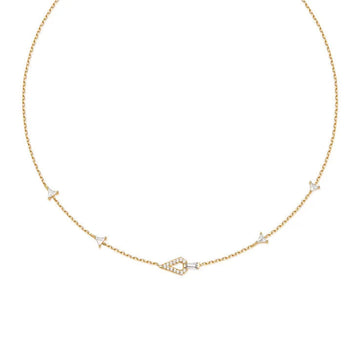 Ania Haie Silver Geometric Satellite Necklace