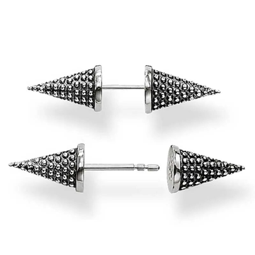 Thomas Sabo Double Spike Oxidised Stud Earrings