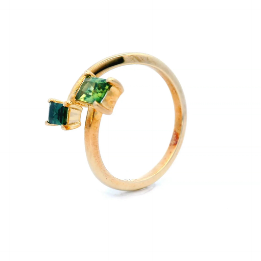 Arilla Baguette Sapphire Ring
