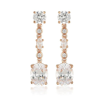 Georgini Lux Lusso Rose Gold Earrings