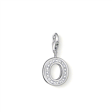 Thomas Sabo Charm Club Cubic Zirconia Letter 'O' Charm