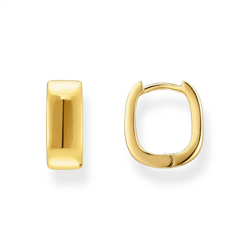 Thomas Sabo Hoop Earrings In Angular Shape Mini