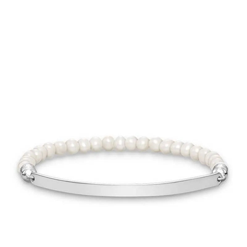 Thomas Sabo Lovebridge Freshwater Pearl Bracelet 17.5cm