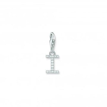 Thomas Sabo Charmista White Zirconia Letter I Charm Pendant