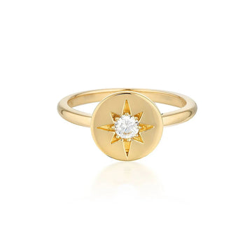 STELLAR LIGHTS GOLD RING