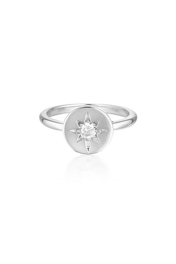 STELLAR LIGHTS SILVER RING