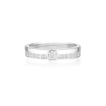 STELLAR LIGHTS SILVER ORION RING
