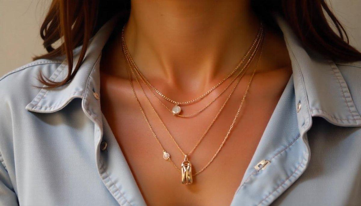 Layered Necklace Perfection: Master Bohemian and Hollywood Styles Like a Pro - Begum