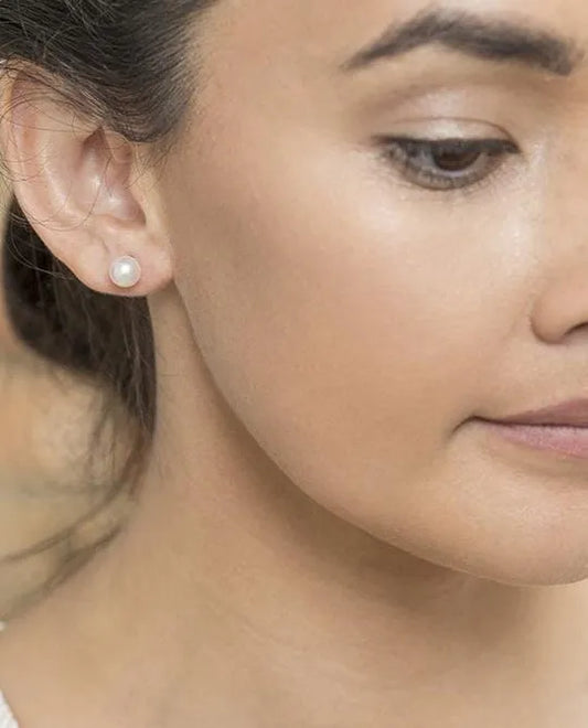 Clair de Lune Studs 7-7.5mm