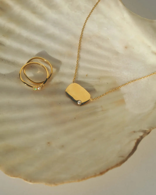Kirstin Ash Opal Ring Gold Vermeil