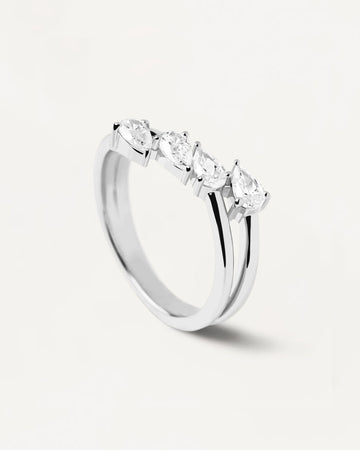 PDPaola Silver Terra Ring
