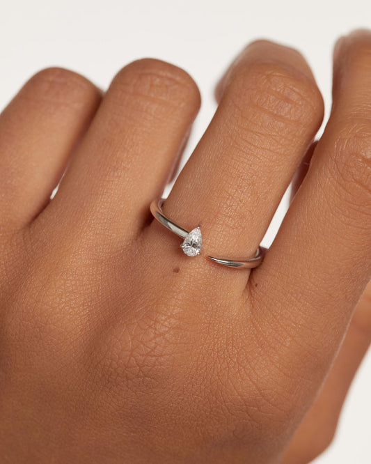 PDPaola Silver Twing Ring