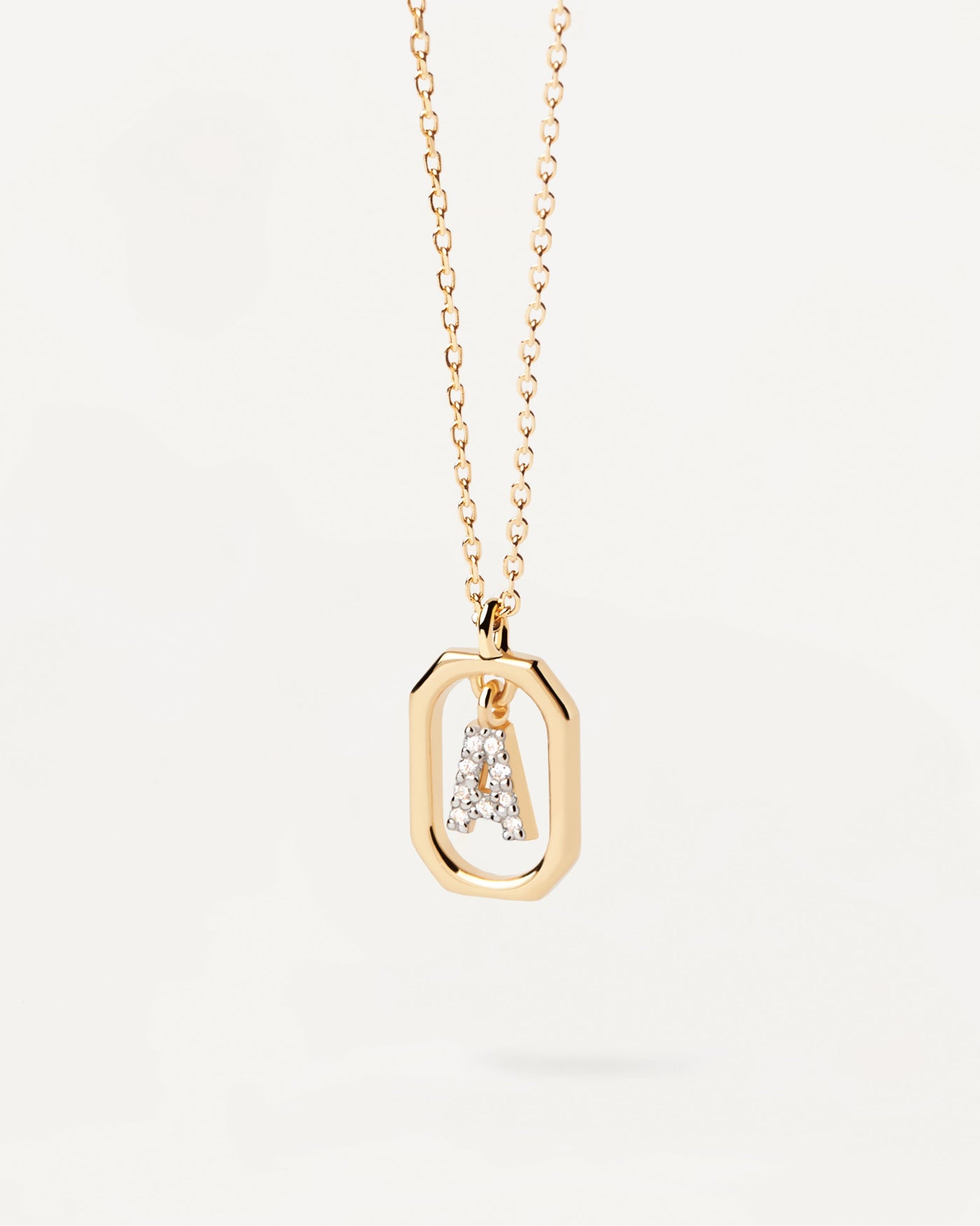 PDPAOLA Mini Letter A Necklace