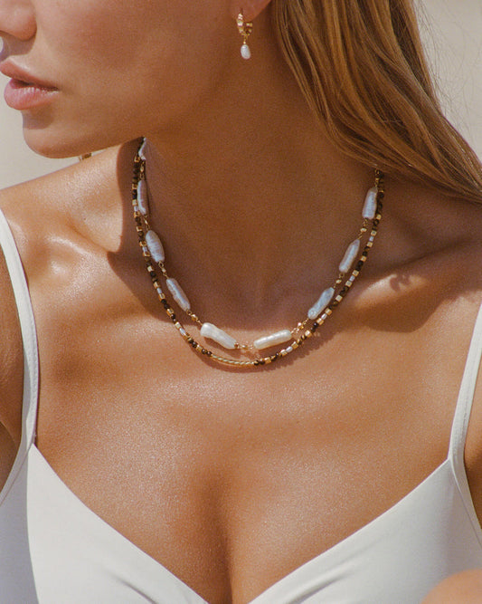 SOLEIL TIGERS EYE NECKLACE