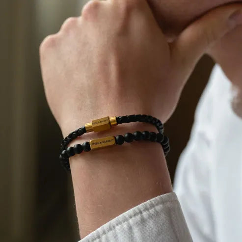 Natural Ned - Matt Black | Gold Medium