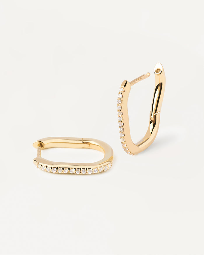 PDPaola Evergreen Gold Spike Earrings