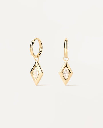 PDPAOLA Kate Hoop Earrings