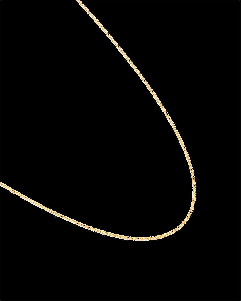 Kirstin Ash Sterling Silver Bespoke Curb Chain 18-20