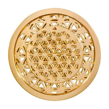 Nikki Lissoni Gold Plated Golden Maze 33mm Coin