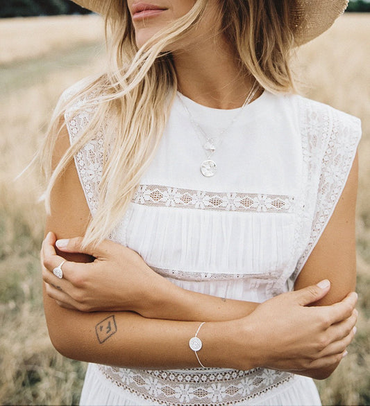 Kirstin Ash By The Sea Coin in Sterling Silver