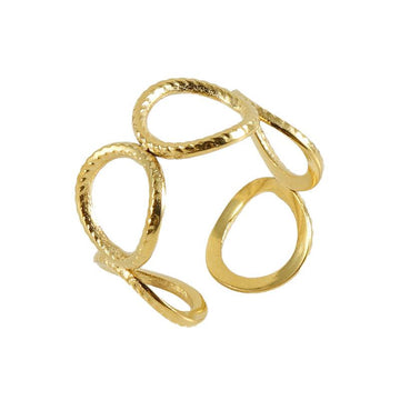 Contemporary Open Circle Stainless Steel Rings – Trendy Minimalist Design - Begum