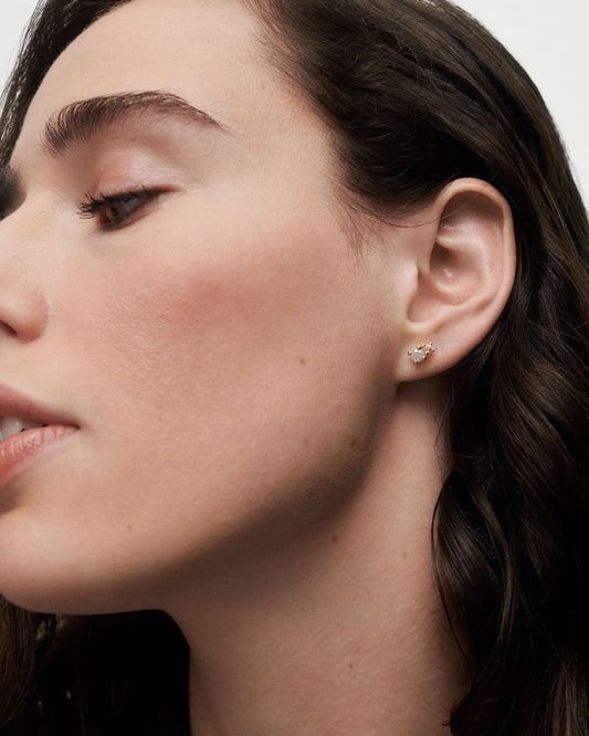 PdPaola Fog stud earrings
